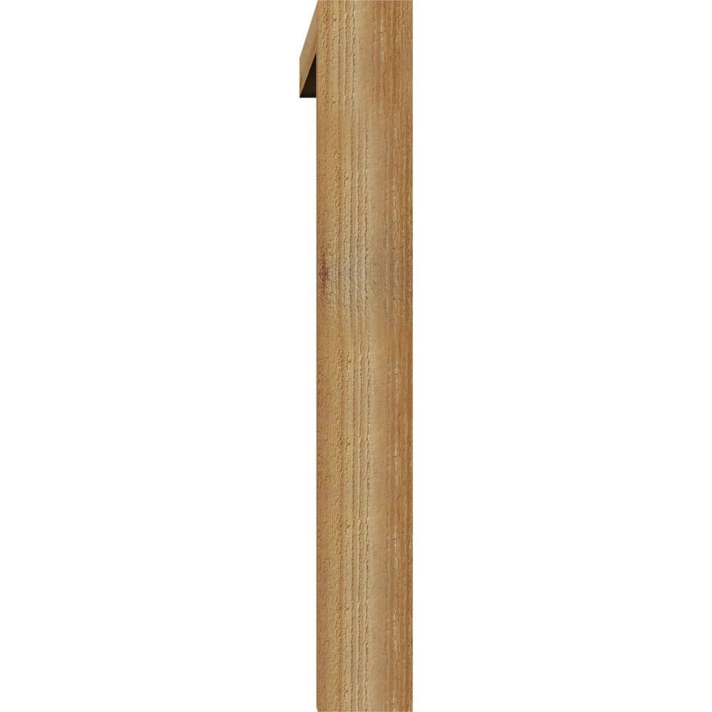 Rough Sawn Bracket with Offset Brace, Western Red Cedar H21693