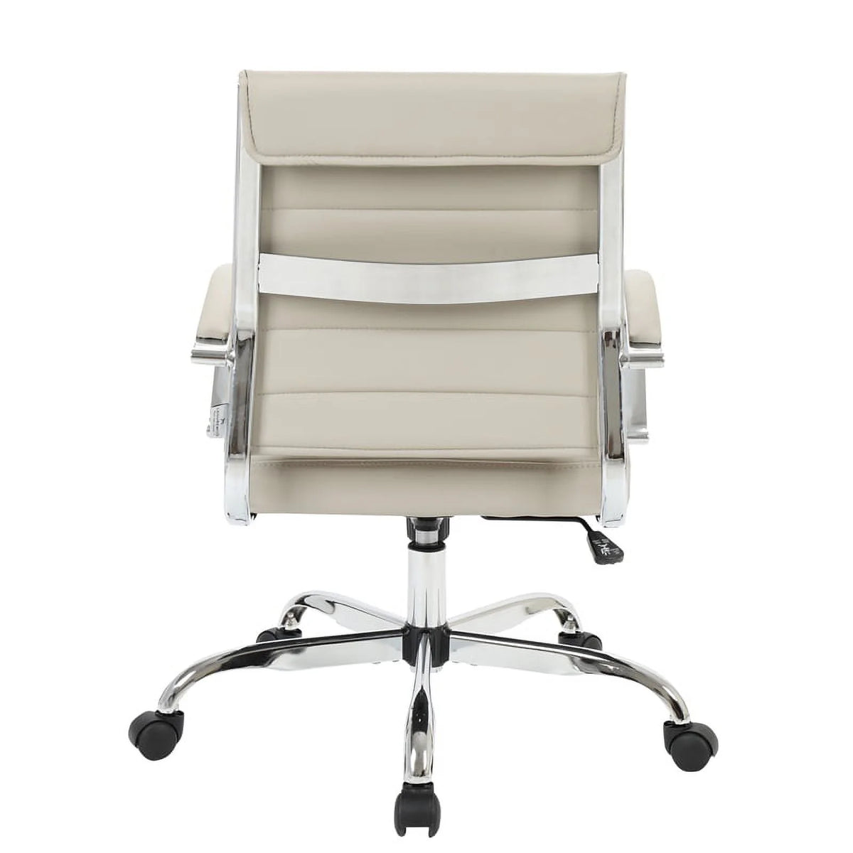 Tan Leatherette Swivel Office Chair W9027