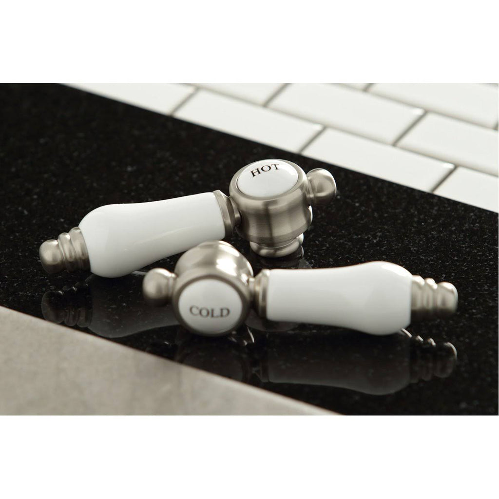 Satin Brass Wall Mount Bathroom Faucet P2210