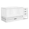 4-in-1 Convertible Crib & Changer Combo in White C518