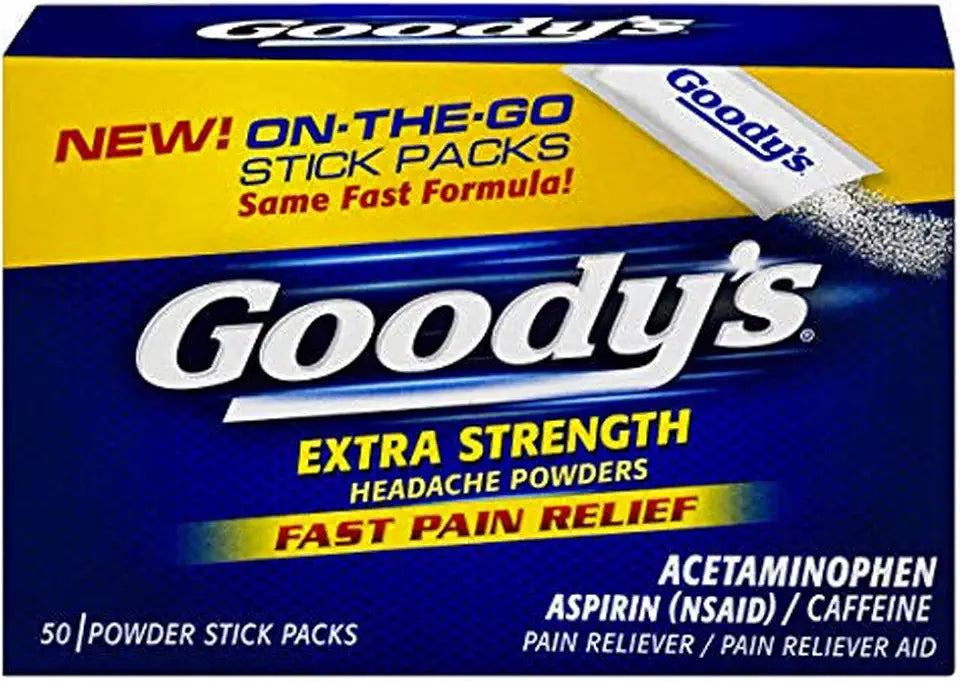 Extra Strength Headache Powders 50-Count Boxes Pack of 4 Z69792