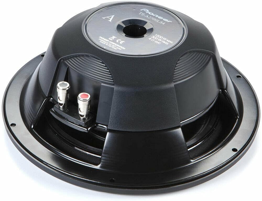 1200 Watt 10" Shallow Mount 4 Ohm SVC Subwoofer Q350