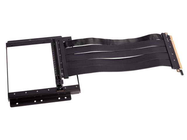 Black PCI-E x16 3.0 Extender Riser Cable with Cover Bracket O52521