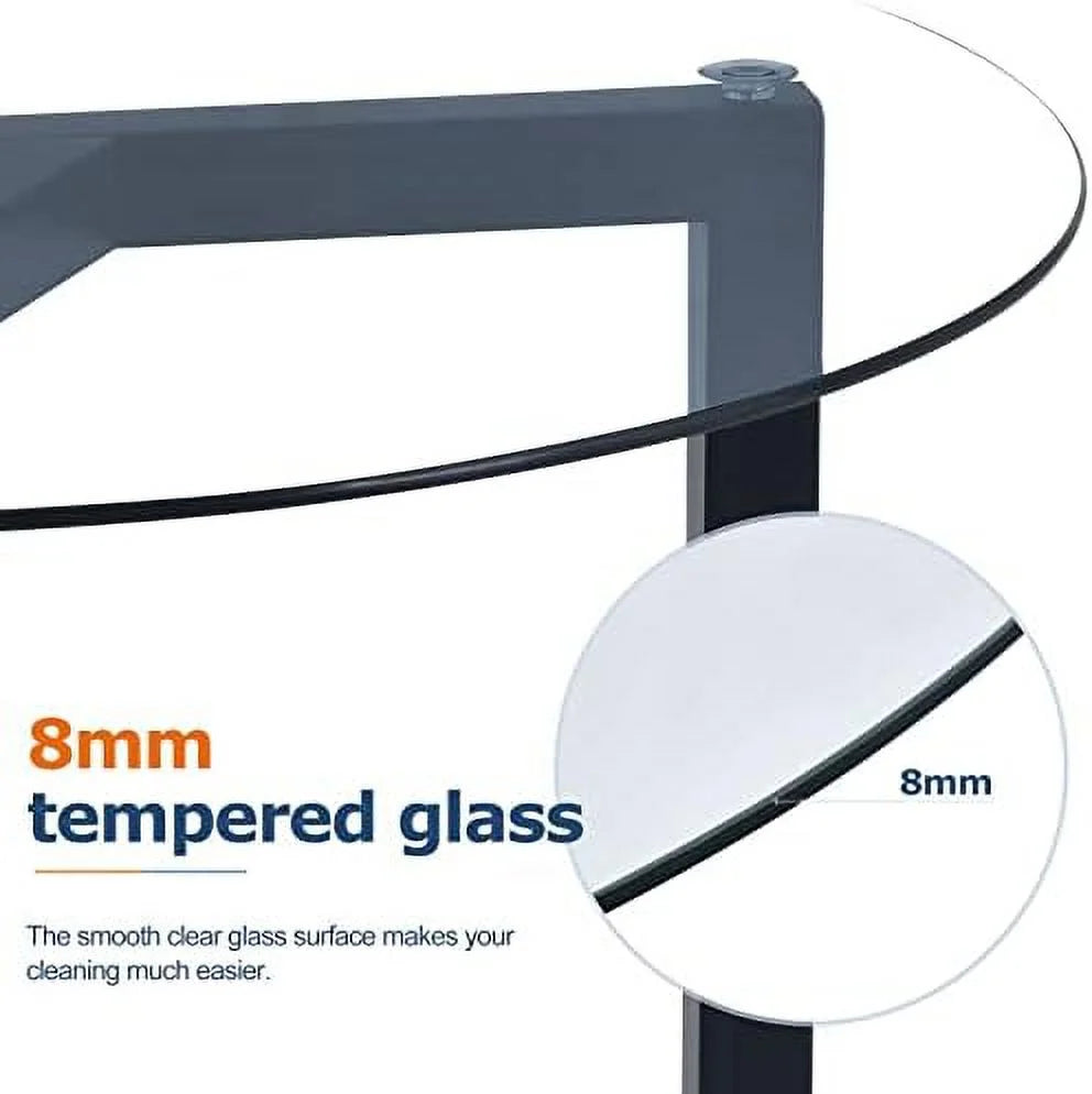 Round Glass Coffee Table S2065