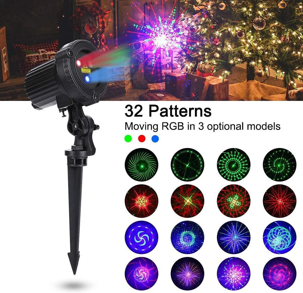 Christmas Projection Light Waterproof IP65 with Remote G2142