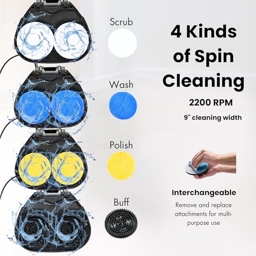 Red Lightweight Floor Cleaner and Polisher P97987