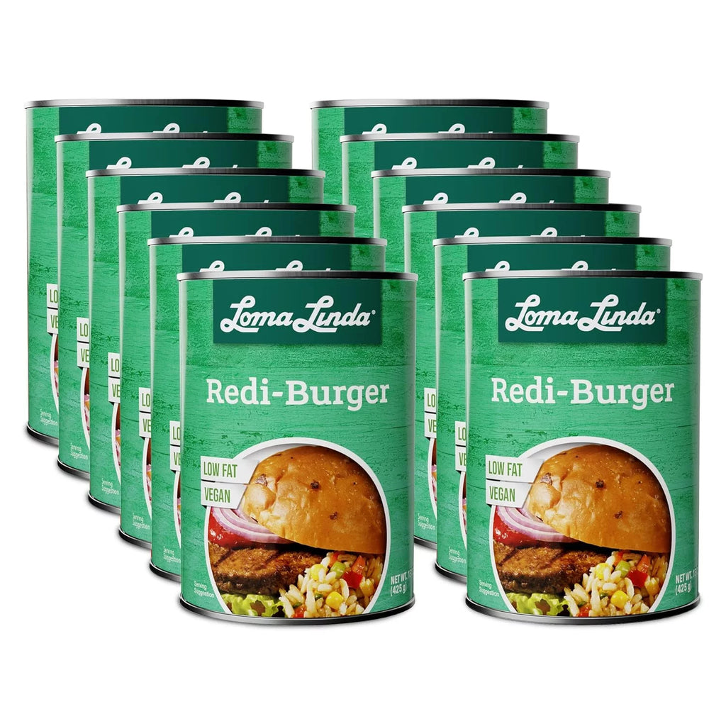 Redi-Burger 15 oz Pack of 12 Vegan Y971696
