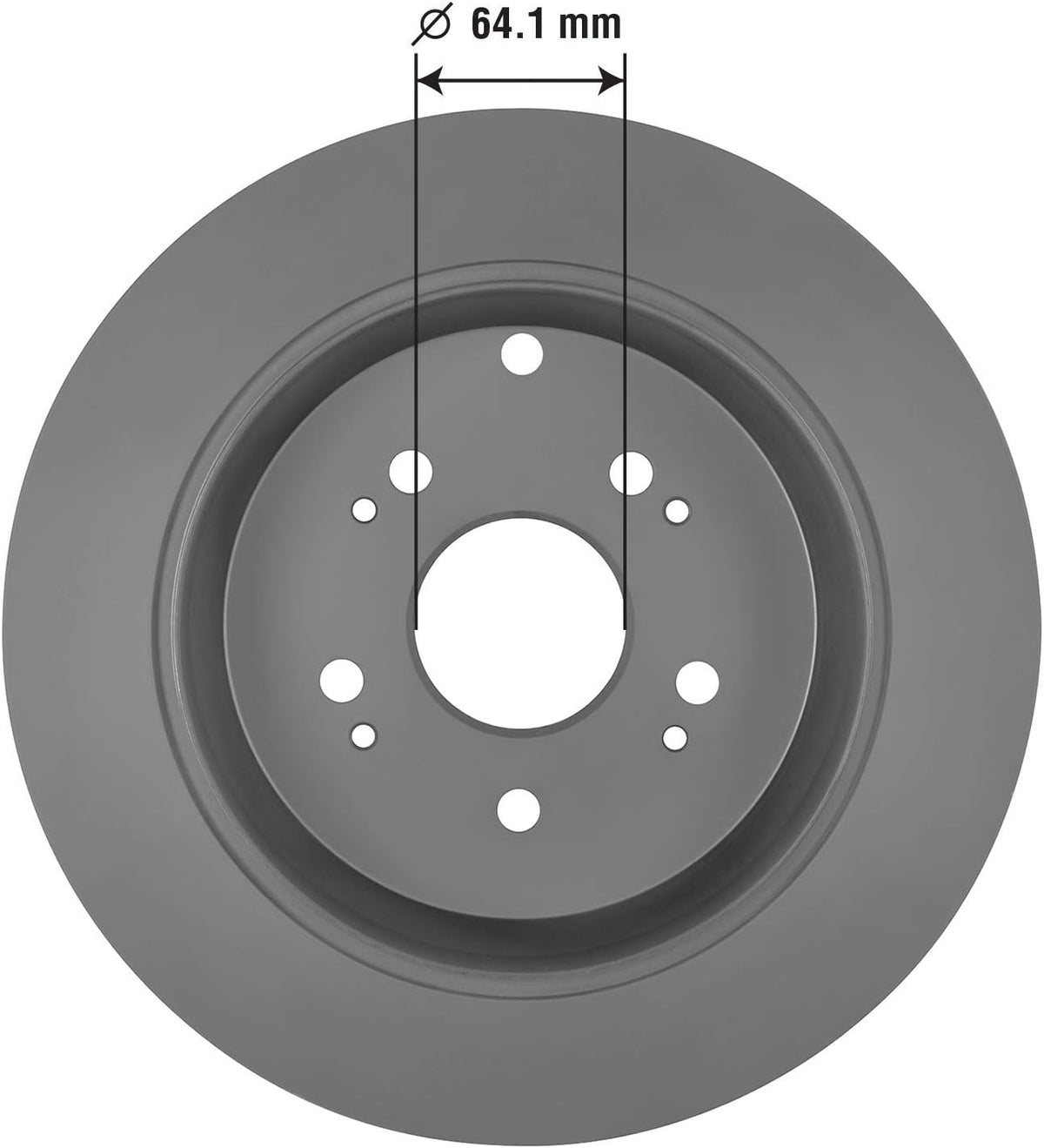 Pack of 2 Rear Brake Rotor W1955