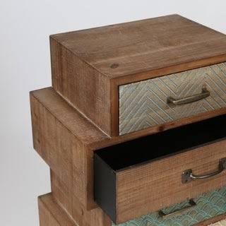 Four Drawer Cabinet End Table K664