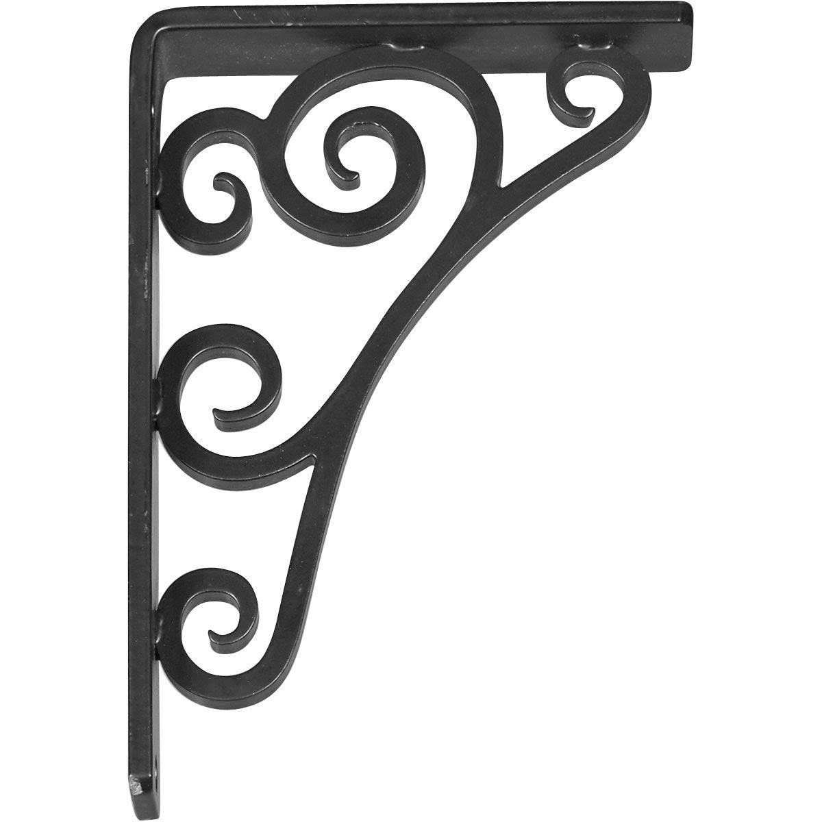 Wrought Iron Bracket Antiqued Copper F346293