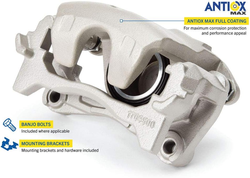 Rear Brake Kit Calipers Rotors Ceramic Pads A1879