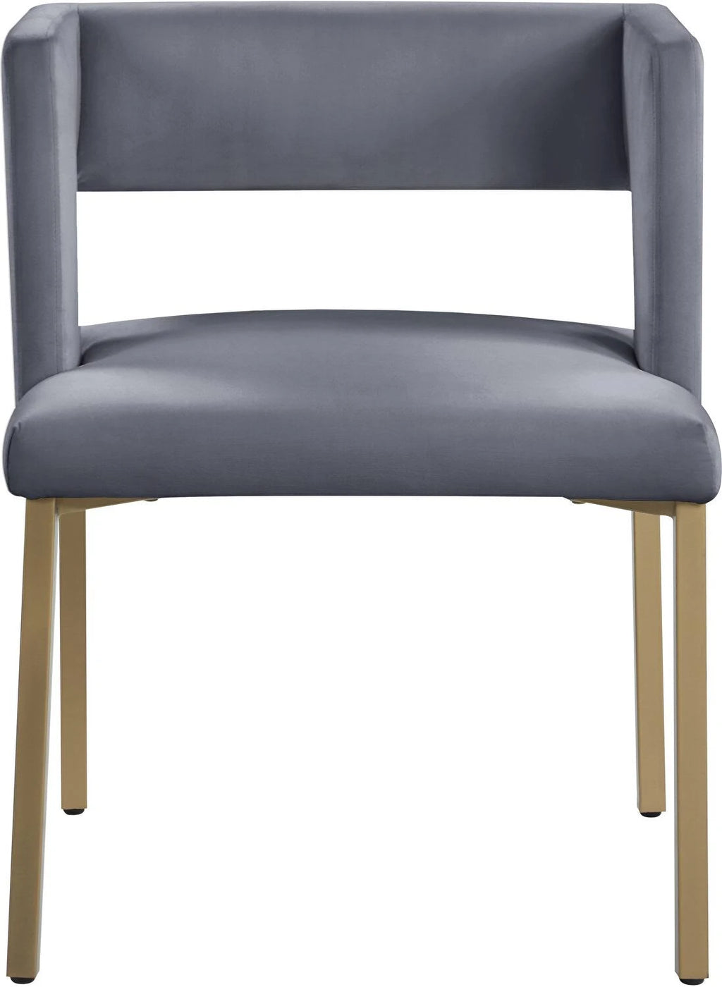 Gray Velvet Dining Chair (Set of 2) Z137637