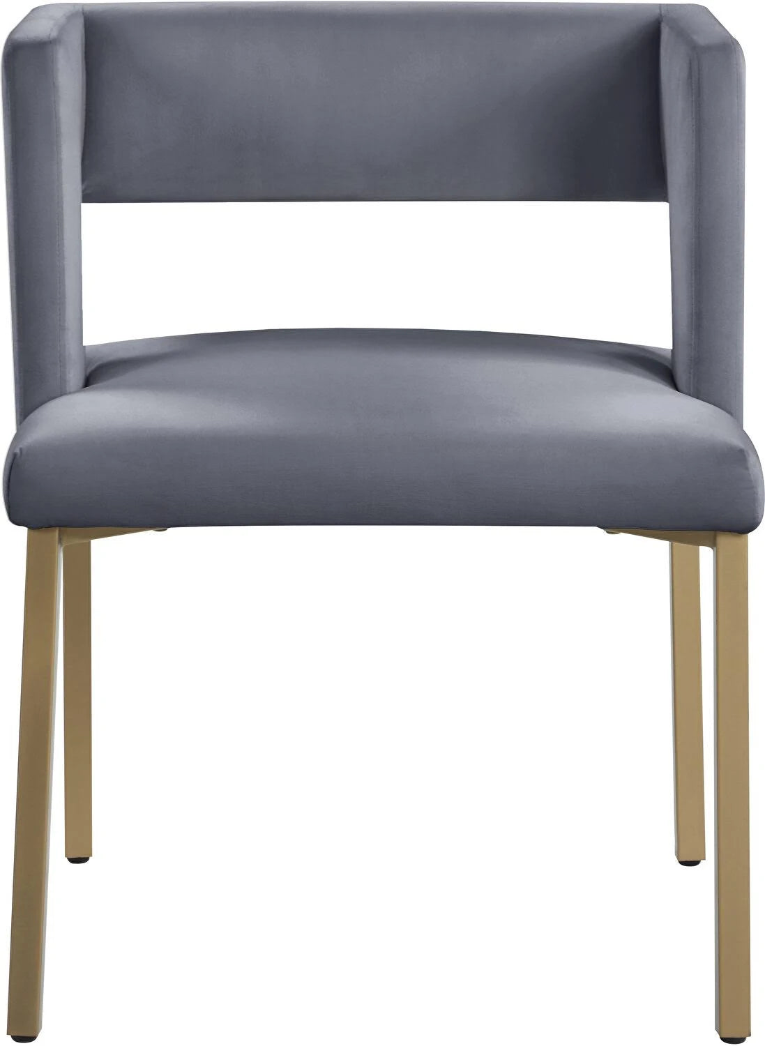 Gray Velvet Dining Chair (Set of 2) Z137637