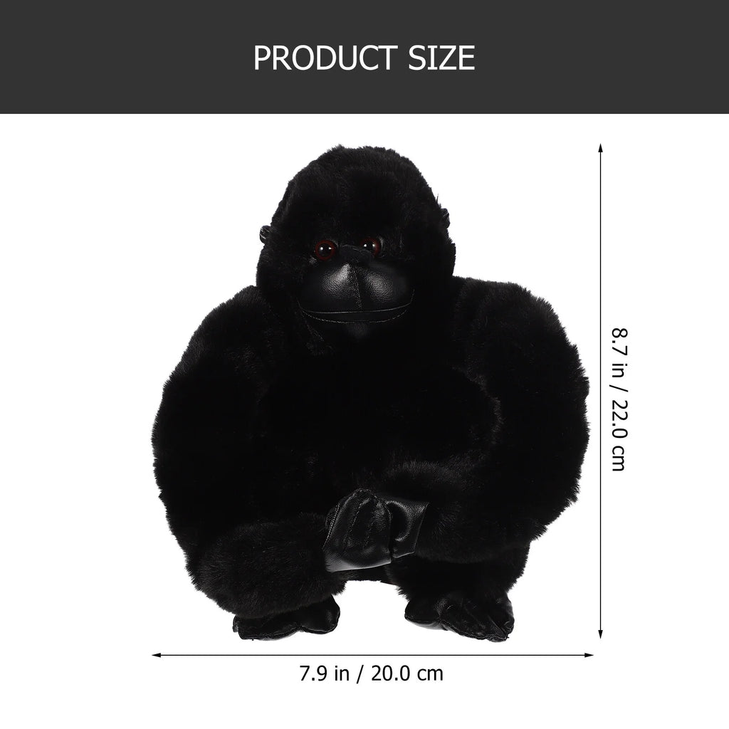 Large Plush Gorilla Stuffed Doll Q870278