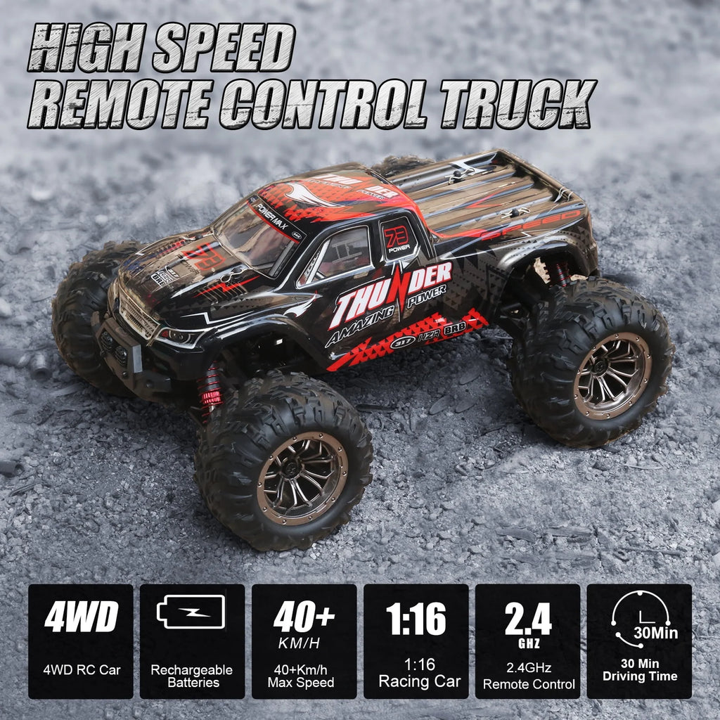 Remote Control Car 1:16 4WD Off Road Monster Truck W167346