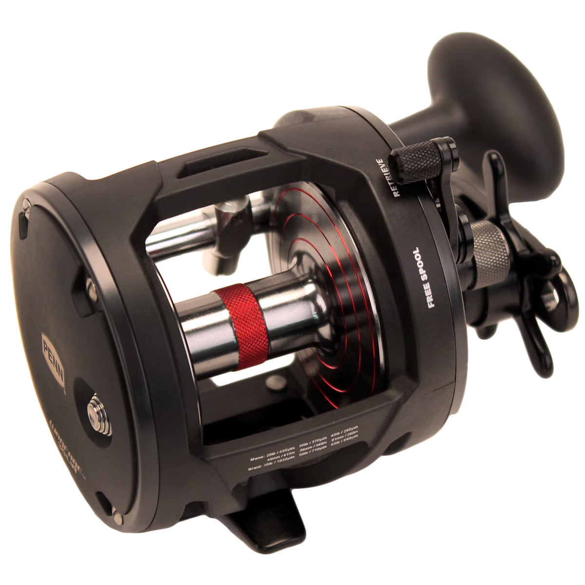 PENN Warfare Level Wind Conventional Fishing Reel, Size 30 B48829