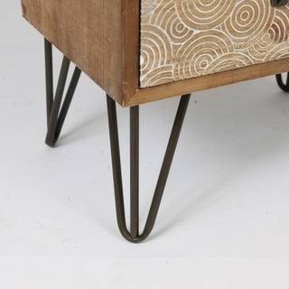 Four Drawer Cabinet End Table K664