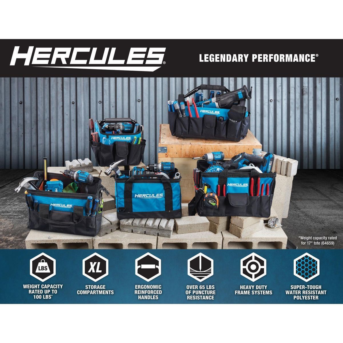 18 in. Tool Bag with 28 Pockets T244532