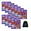 10 Pack 2.12oz Big League Chew Bags with Imperial Falcon Drawstring Carrying Bag F628