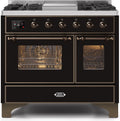 Glossy Black Dual Fuel Natural Gas Range V4032